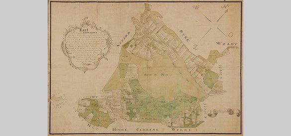Kaart van de Heerlijkheid Groesbeek