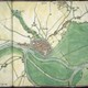 Arnhem rond 1560 op een kaart van Jacob van Deventer © Biblioteca Nacional de España, PD