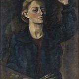 Jeanne Bieruma Oosting - Zelfportret met palet © collectie Fries Museum
