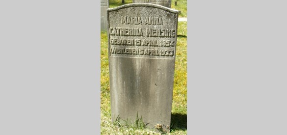 Grafsteen Maria Anna Catharina Mensing