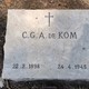 Grafsteen van Anton de Kom © Foto Irish Verwey, CC-BY