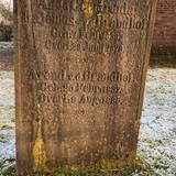 Grafsteen van Arend van den Brandhof op de Algemene Begraafplaats in Terborg