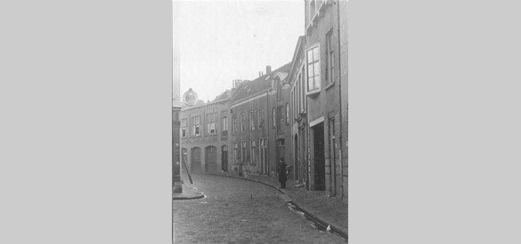 Een aantal panden tussen de Stockumstraat en de Hoogstraat, 1939