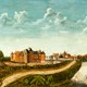 Een olieverfschilderij van Hof Borculo in de achttiende eeuw, door een anonieme schilder © Stedelijk Museum Zutphen, PD