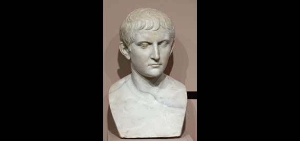 Een buste van Nero Claudius Drusus, ook wel Drusus de oudere genoemd, het Louvre in Parijs.