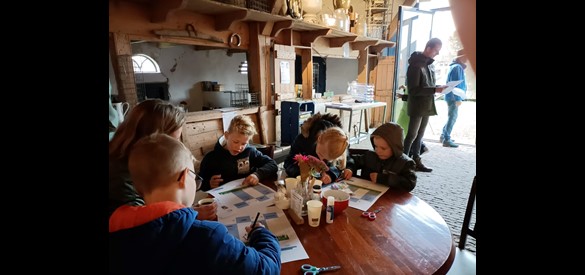 Kinderen in het Nederlands Zuivelmuseum