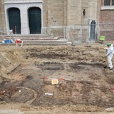 Opgravingsput voor de Eusebiuskerk © Archeologisch Rapport Arnhem 110