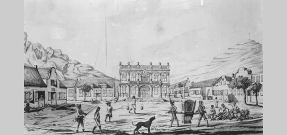 Oud burgerwachthuis in Kaapstad, Johannes Rasch, 1764
