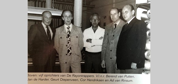 De vijf oprichters van de Rayontrappers