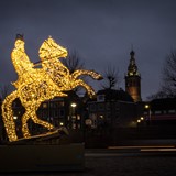 Lichtsculptuur Keizer Karel © Jan Willem de Venster, CC BY