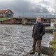 Jan Koornberg bij de Gelderse sluis (Noordelijkste punt van Gelderland) © Jan van de Lagemaat