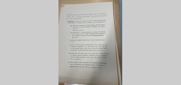 Rapport uit 1953, met een vijftal voorgestelde 'oplossingen'