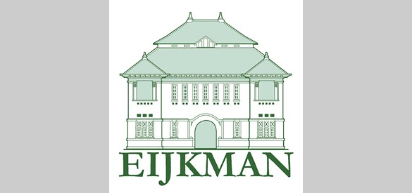Het logo van het Eijkman Molecular Biology Research Center in Jakarta.