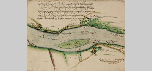 Kaart uit 1633