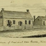 Geboorteplaats van President van Buren in Kinderhook © J.W.Barber, 1861 PD