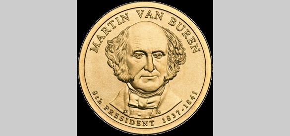 Amerikaanse dollar met Martin van Buren 2015