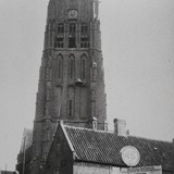Kerktoren van Asperen in oorlogstijd © archief Vereniging Oud Asperen