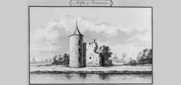 Hofke bij Bommel, Abraham Rademaker tussen 1718-1730