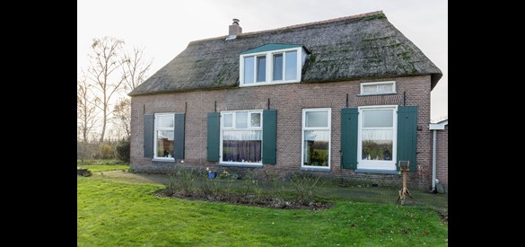 De boerderij van Ben Hiddink in Baak