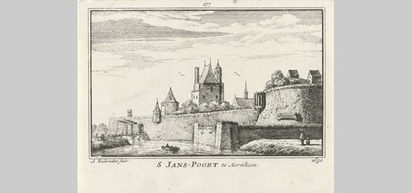Sint-Janspoort te Arnhem, Abraham Rademaker, 1727 - 1733.