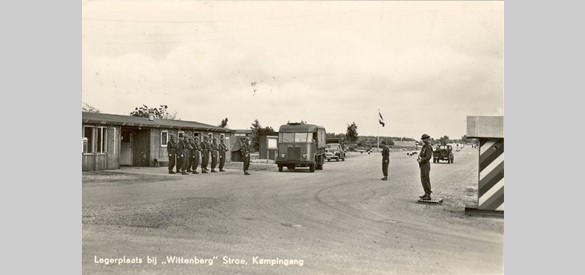 Kampingang legerplaats Wittenberg bij Stroe