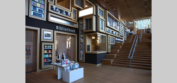 Rozet in Arnhem, waarin Bibliotheek Arnhem gehuisvest is