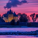 Slot Lovestein in avondrood © 