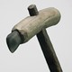 Prehistorische stenen bijl in een vatting van hertshoorn van ongeveer 5000 tot 2000 v. Chr., uit de Waal bij Nijmegen. © via Collectie Gelderland Museum Het Valkhof