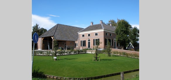 Boerderij Den Hoek te Gameren is gebouwd op een terp