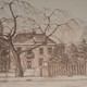 Huis Mathena getekend door Erwin Hogeboom © via Collectie Gelderland Liemers Museum