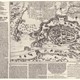 Belegering Zaltbommel door de Spanjaarden op een kaart van 1599. Noord is onder. De schipbrug over de Waal is te zien. Links het Spaanse leger. © Rijksmuseum, maker anoniem - PD