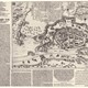 Belegering Zaltbommel door de Spanjaarden op een kaart van 1599. Noord is onder. De schipbrug over de Waal is te zien. Links het Spaanse leger. © Rijksmuseum, maker anoniem - PD