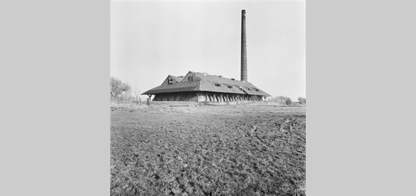 Steenfabriek de Bunswaard, een oude vlamoven bij Beuningen in 1989, voor restauratie en herbestemming.