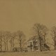 Potloodtekening huis 't Oye © via CollectieGelderland Stedelijk museum Zutphen