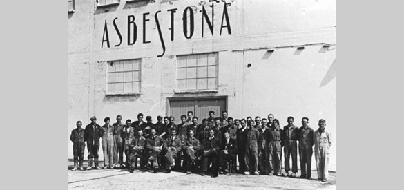 Fabriekspersoneel Asbestona 1950-1960