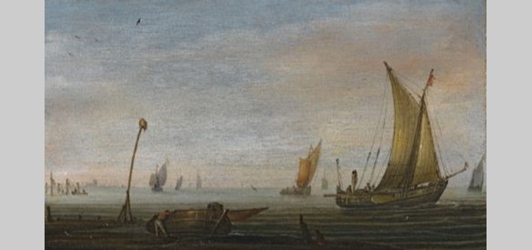 Abraham de Verwer: Vessels on the Zuider Zee