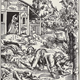 Weerwolf op een prent van Lucas Cranach de Oude uit 1512. © Gotha, Herzogliches Museum Landesmuseum, publiek domein.