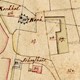 Uitsnede van kadastraal minuutplan van ca. 1820 van de oudste locatie van het Huis te Overasselt met op perceel B319 het veronderstelde restant in de vorm van een vijver. © Rijksdienst voor het Cultureel Erfgoed, CC-BY-SA