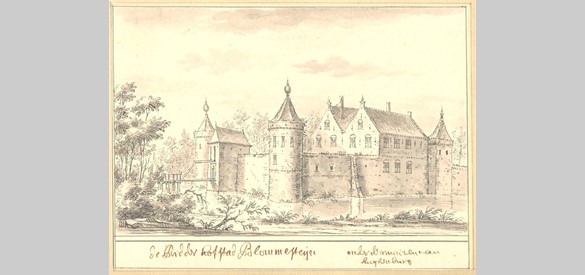 Kasteel Bloemestein bij Culemborg toegeschreven aan Antonina Houbraken 1700-1724