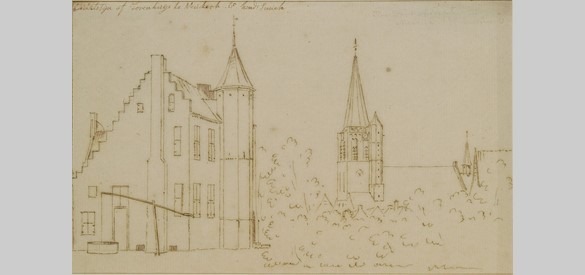 Hulktstijn of Torenhuys te Neukerk, 1721-1900 © Gelders Archief.
