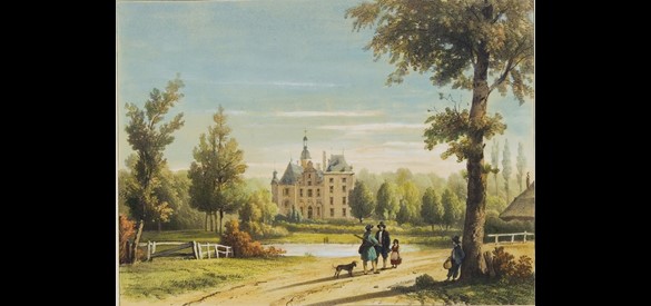 Kasteel Keppel, 1850-1854 © Gelders Archief.