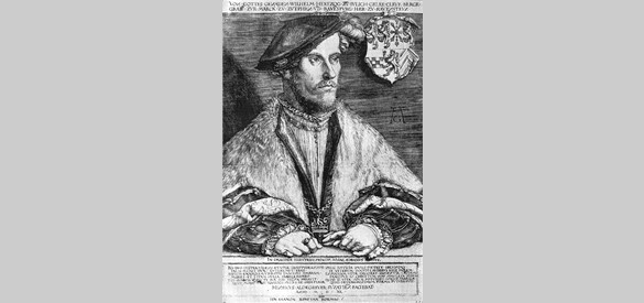 Wilhelm V van Gulik-Kleef, ca. 1540 door Heinrich Aldegrever
