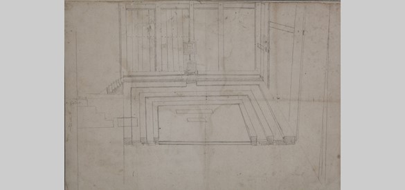 'Caerte van de bancke van Engellanderholt' Johan Houten 1563, zijaanzicht