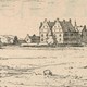 Het Duytze Huys © Pentekening van Constantijn Huygens de Jongere (1679)