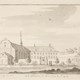 Kerk en klooster van Sint Franciscus in Zwillbrock in Duitsland, Abraham Meyling (1734) © RKD, Nederlands Instituut voor Kunstgeschiedenis Den Haag