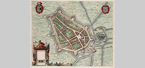Kaart van Geldern (vroeger Gelre, Gelder geheten), Atlas van Loon (1649)