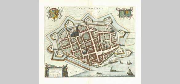 Salt Boemel (Zaltbommel), kaart Johannes Blaeu