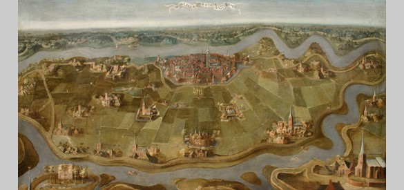 Overzicht belegering Zaltbommel anno 1574 door Spanjaarden en Staatsen