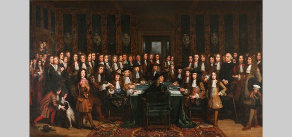 De ondertekening van het vredesverdrag in 1678 te Nijmegen
