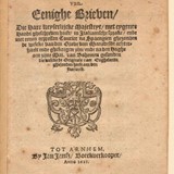 Drukwerk van Jan Jansz. te Arnhem uit 1621 © Gelderland Bibliotheek, PD